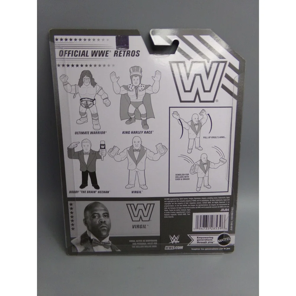 Mattel‎ WWE Retro Virgil Figure NEW